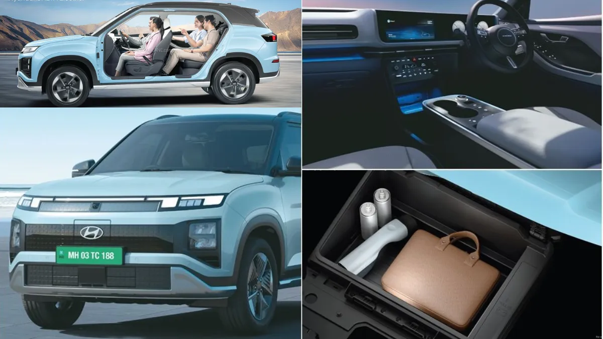 SUV hyundai creta ઈલેક્ટ્રીકની ડિઝાઇન અને ફિચર્સ